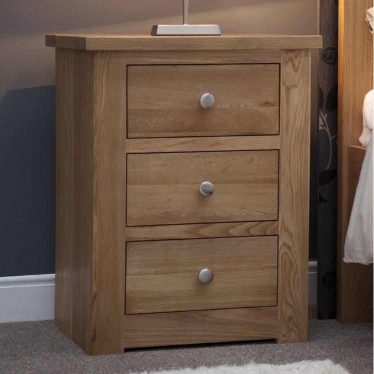 3 drawer on sale narrow nightstand